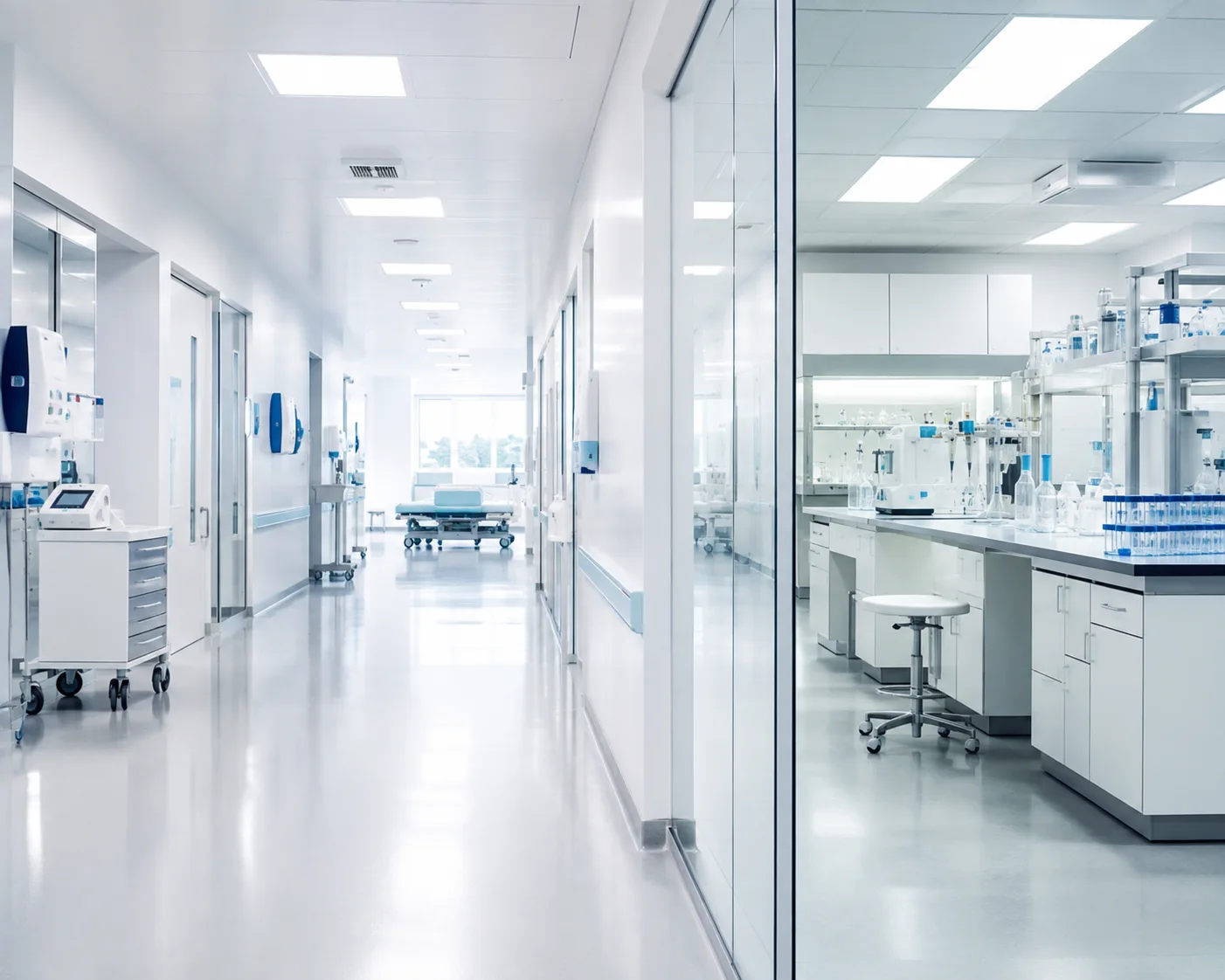 Technicien Metrospec formé HAZMAT dans un hôpital ou laboratoire à Montréal