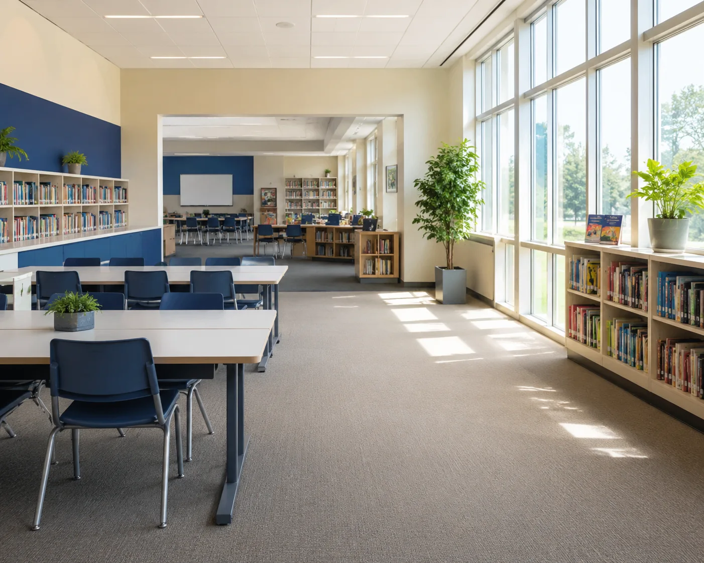 Technicien Metrospec de nettoyage d'école et bibliothèque à Montréal